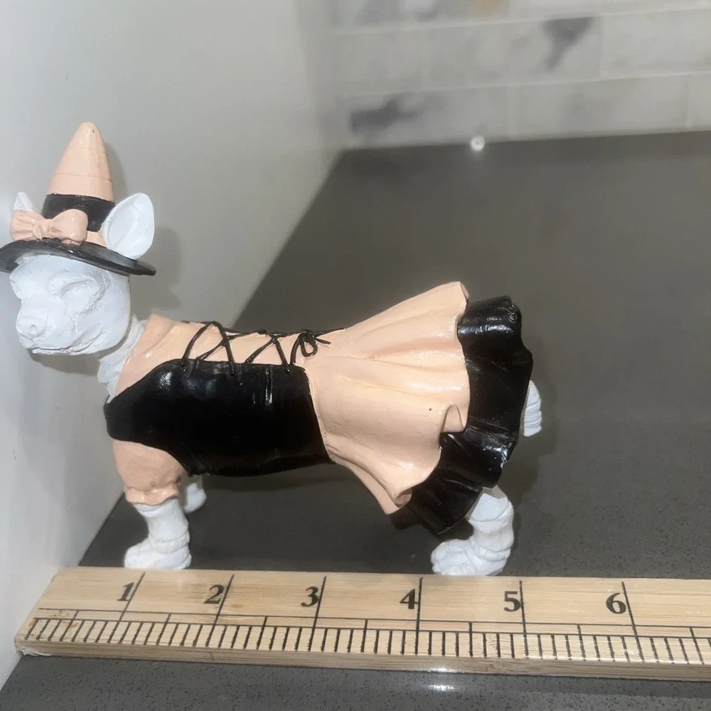 Skeleton Dog In Halloween Costume  5